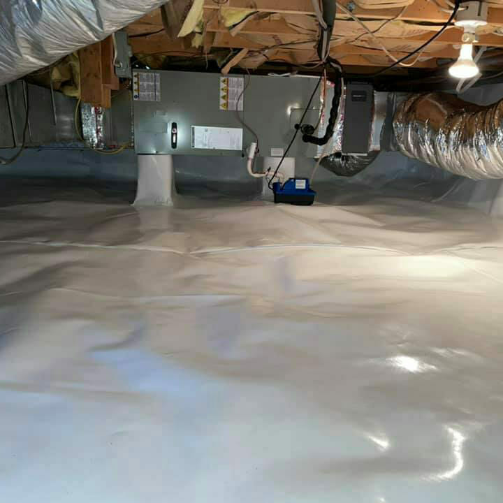 Encapsulated Crawlspace in Clemmons NC